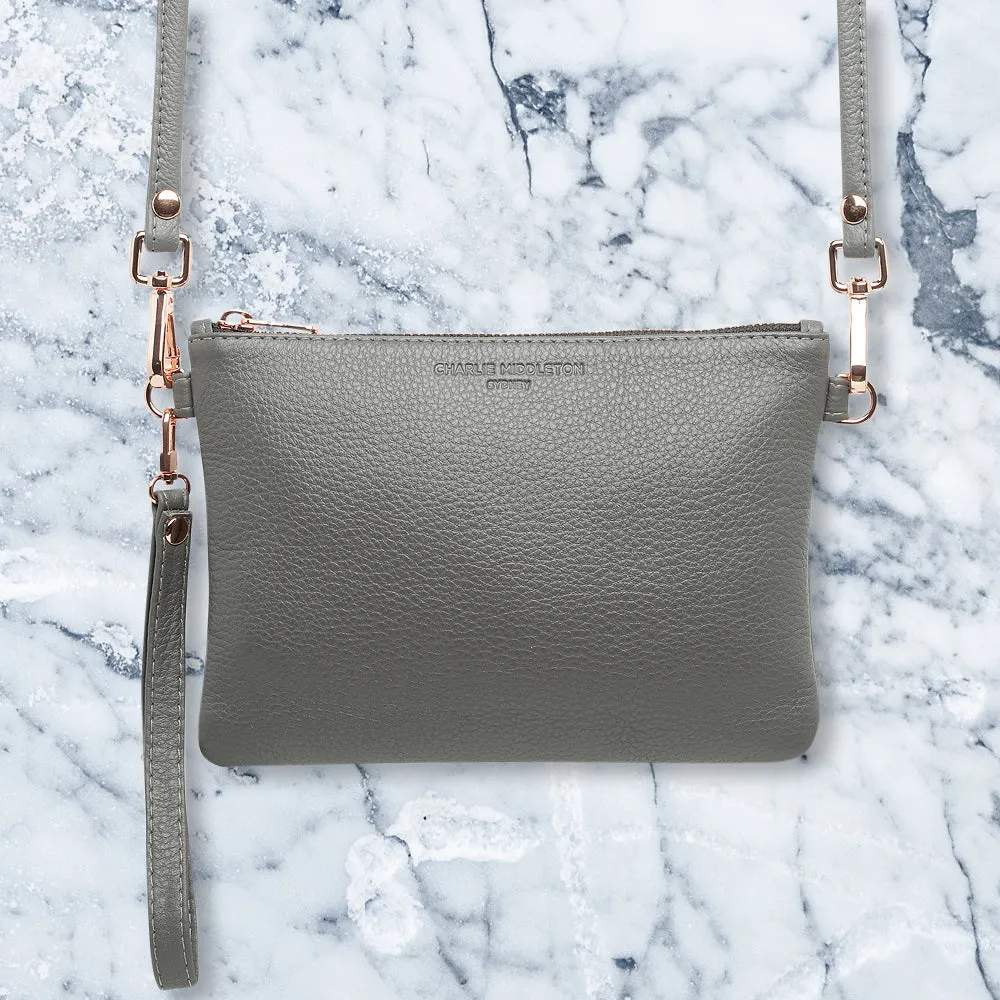 Charlie Middleton Essentials Clutch, Grey