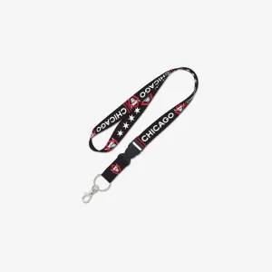 Chicago Bulls City 2023/24 Edition 1" Lanyard W/Detachable Buckle