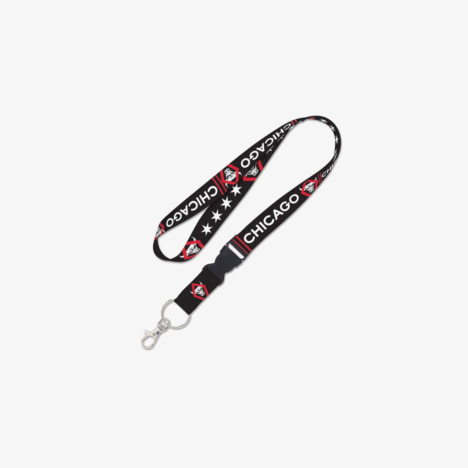 Chicago Bulls City 2023/24 Edition 1" Lanyard W/Detachable Buckle