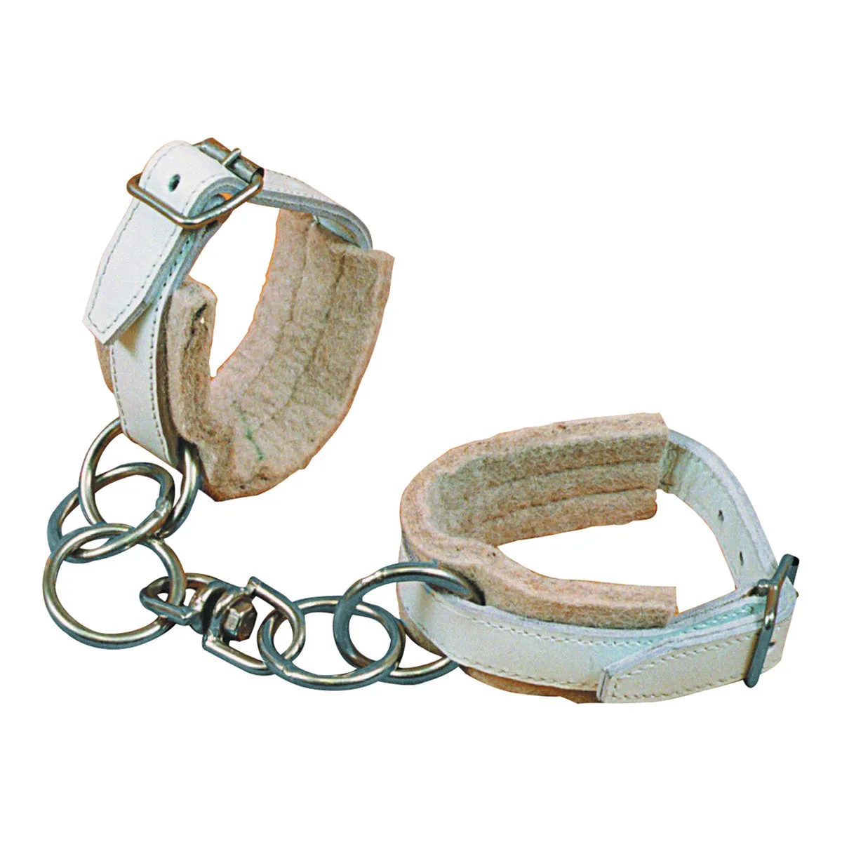 Chrome Leather Hobble Strap