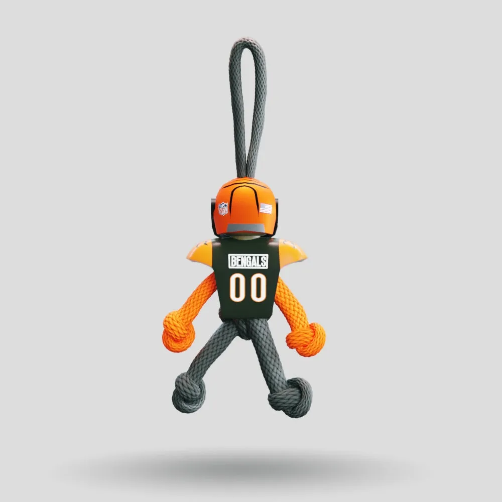 Cincinnati Bengals Paracord Buddy Keychain