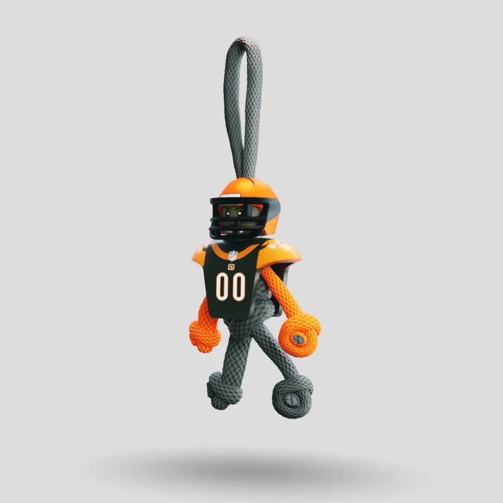 Cincinnati Bengals Paracord Buddy Keychain