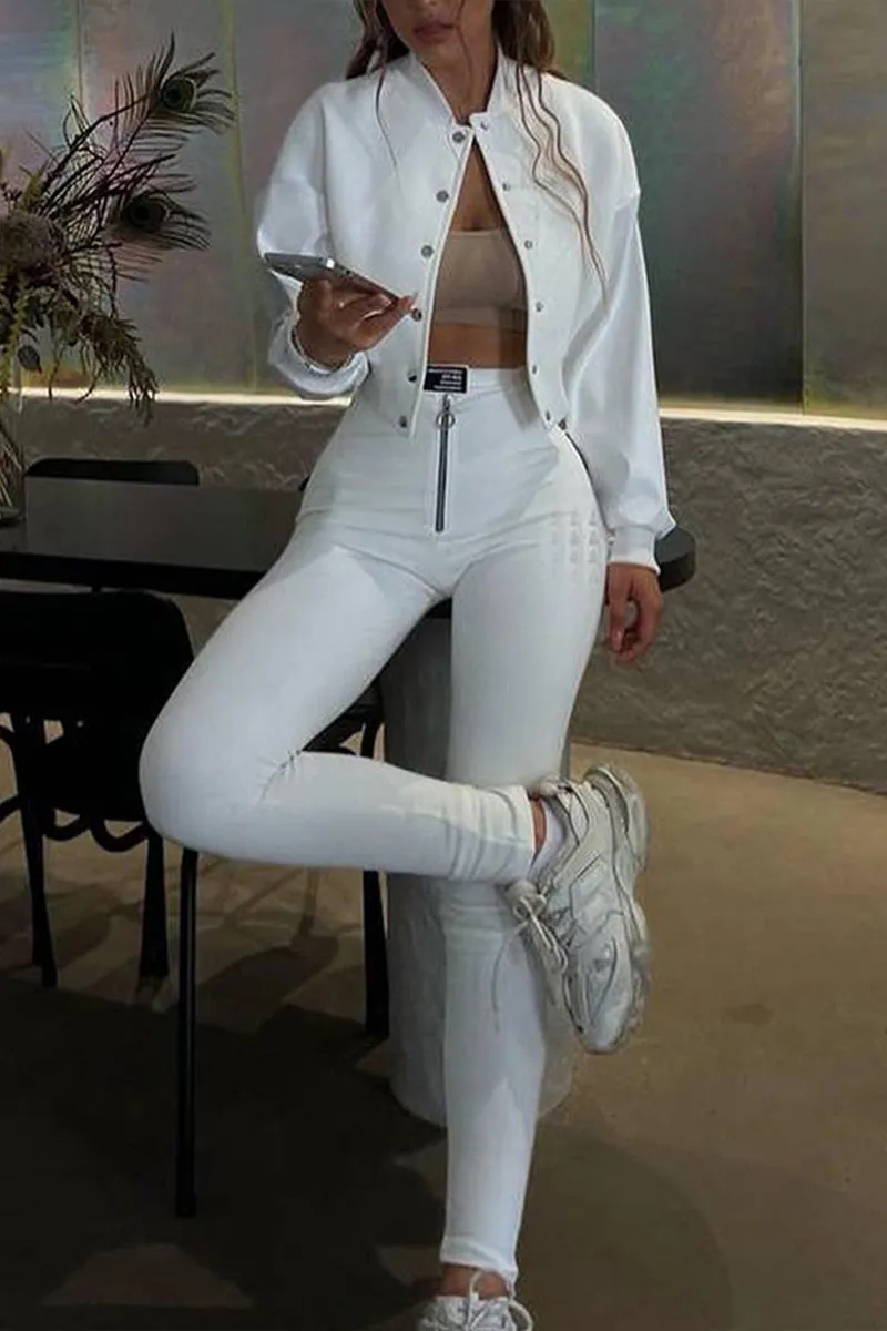 CL0213 Button Down Bomber Jacket