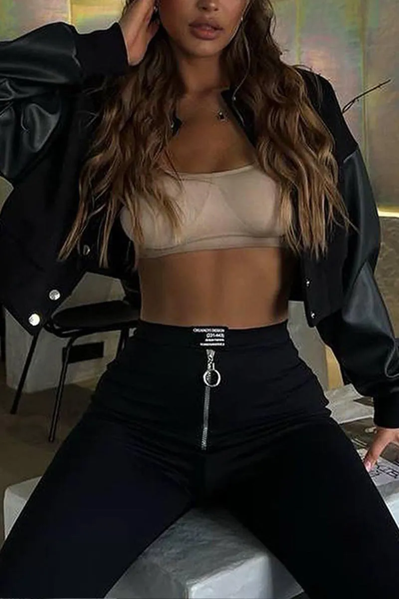 CL0213 Button Down Bomber Jacket