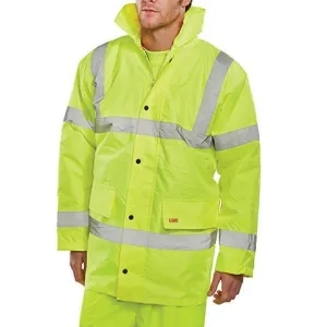 Class 3 Yellow Contractors Hi Viz Jacket