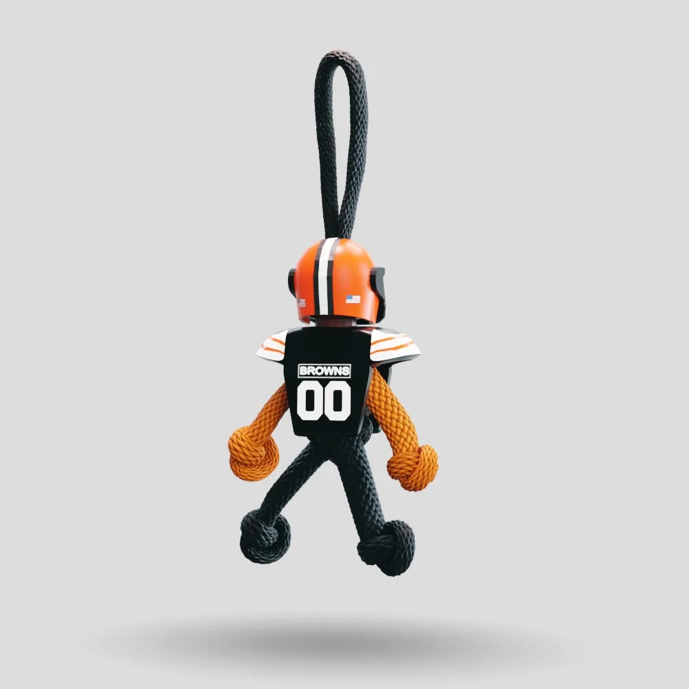 Cleveland Browns Paracord Buddy Keychain