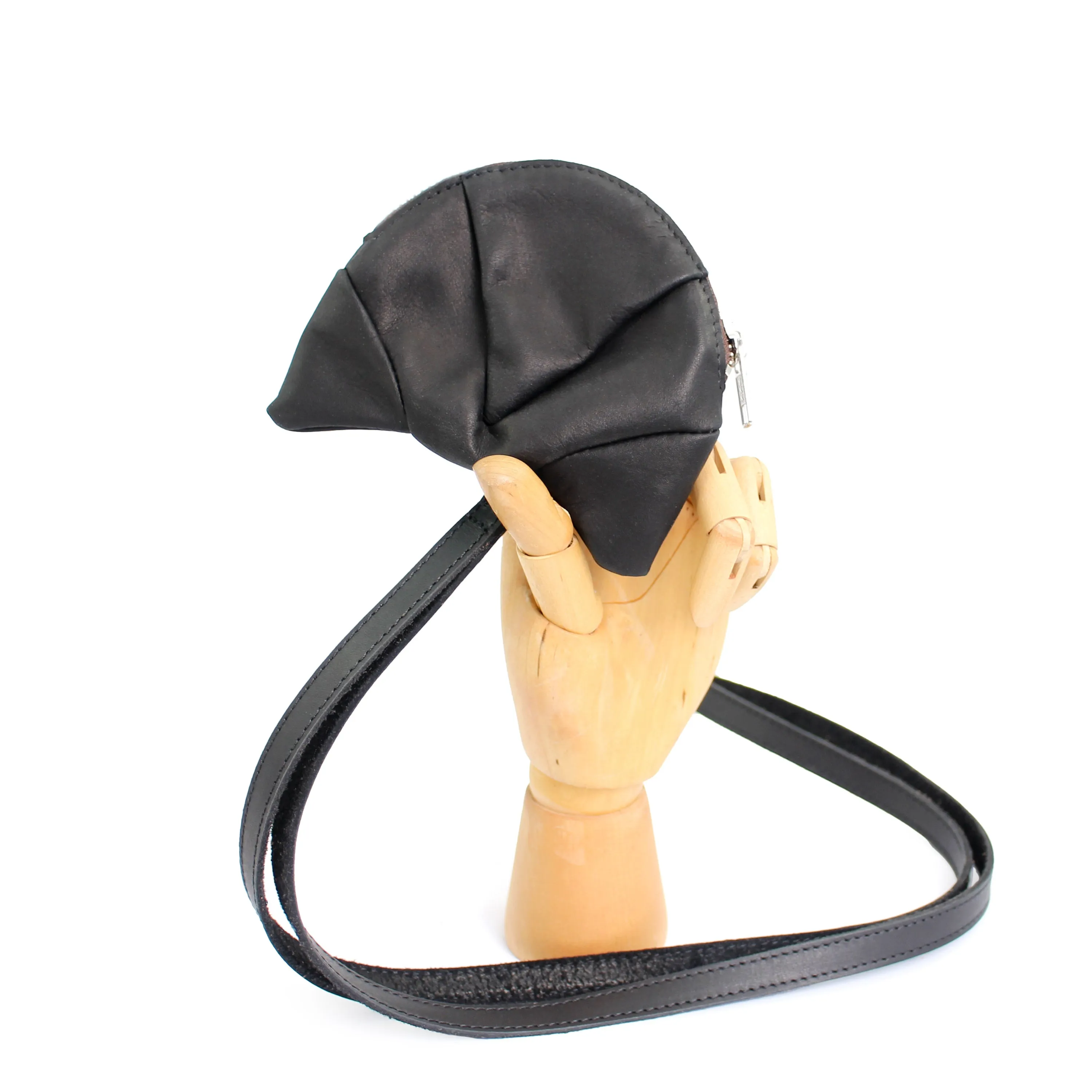 CROISSANT Coincase Strap   All Black