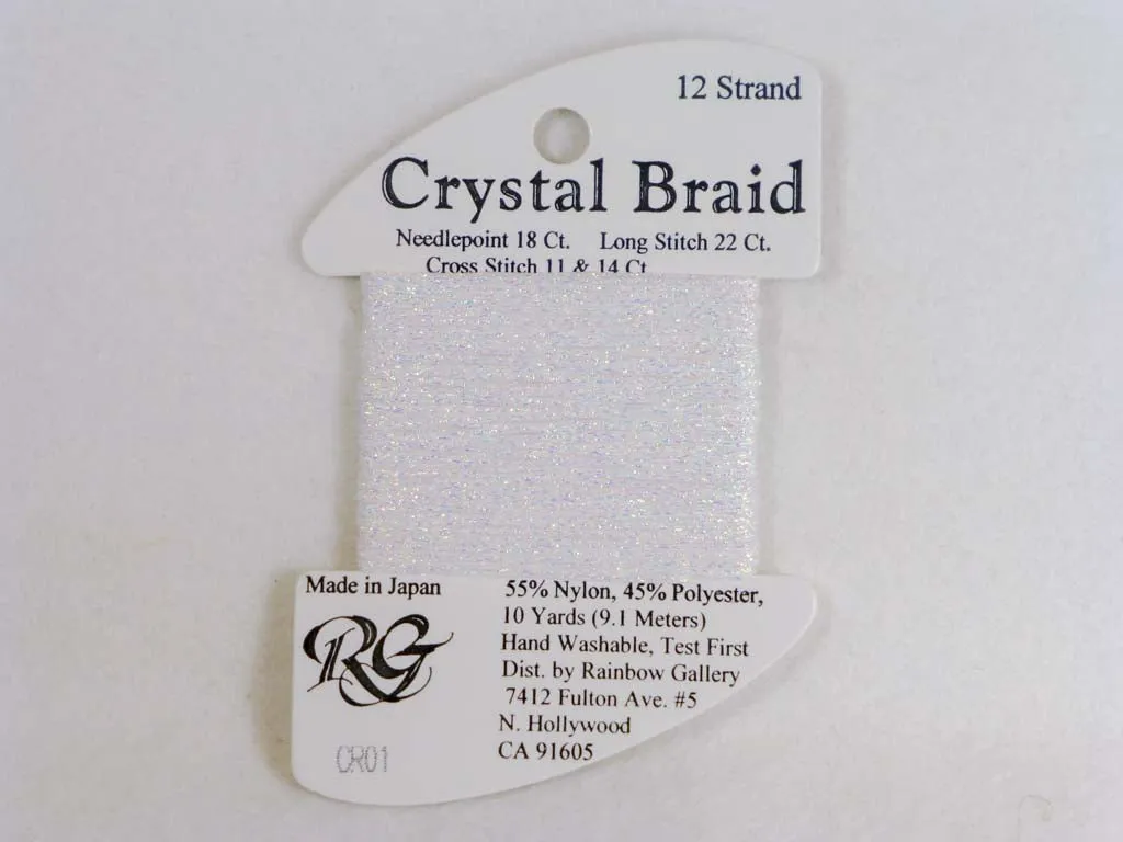Crystal Braid CR01 White Pearl