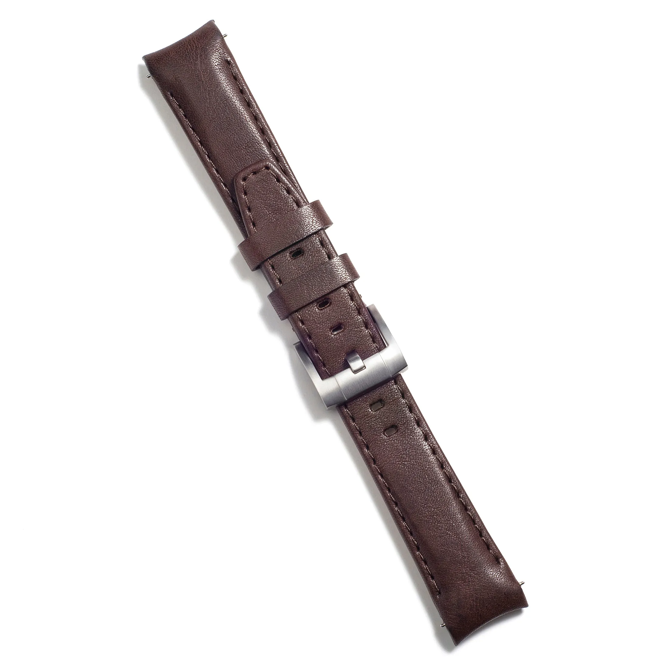 Curved End Leather Strap for Rolex Ceramic Daytona with Tang Buckle