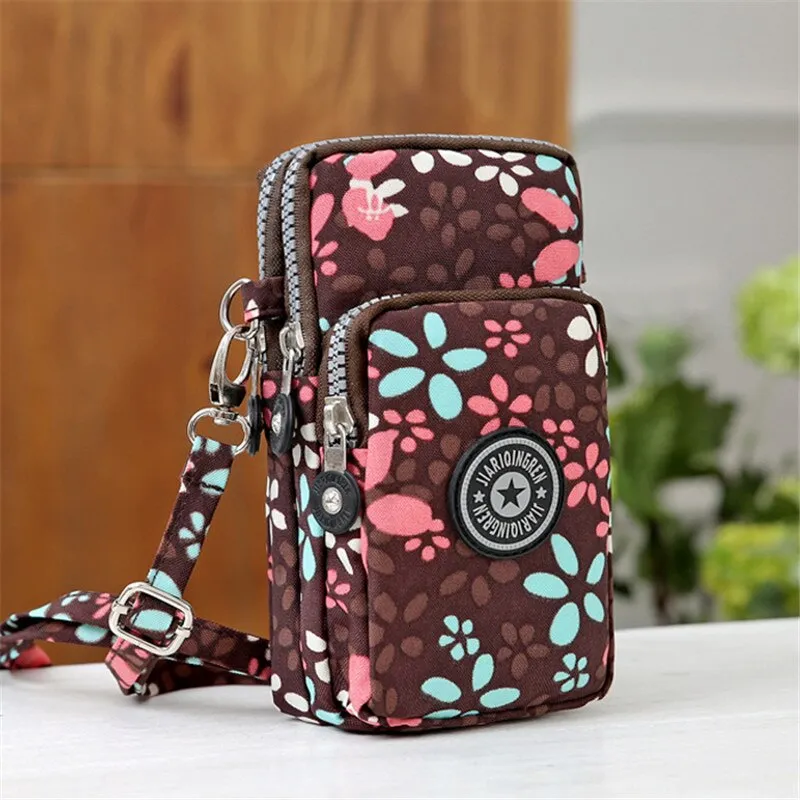 Cute Shoulder Phone Pouch with Lanyard