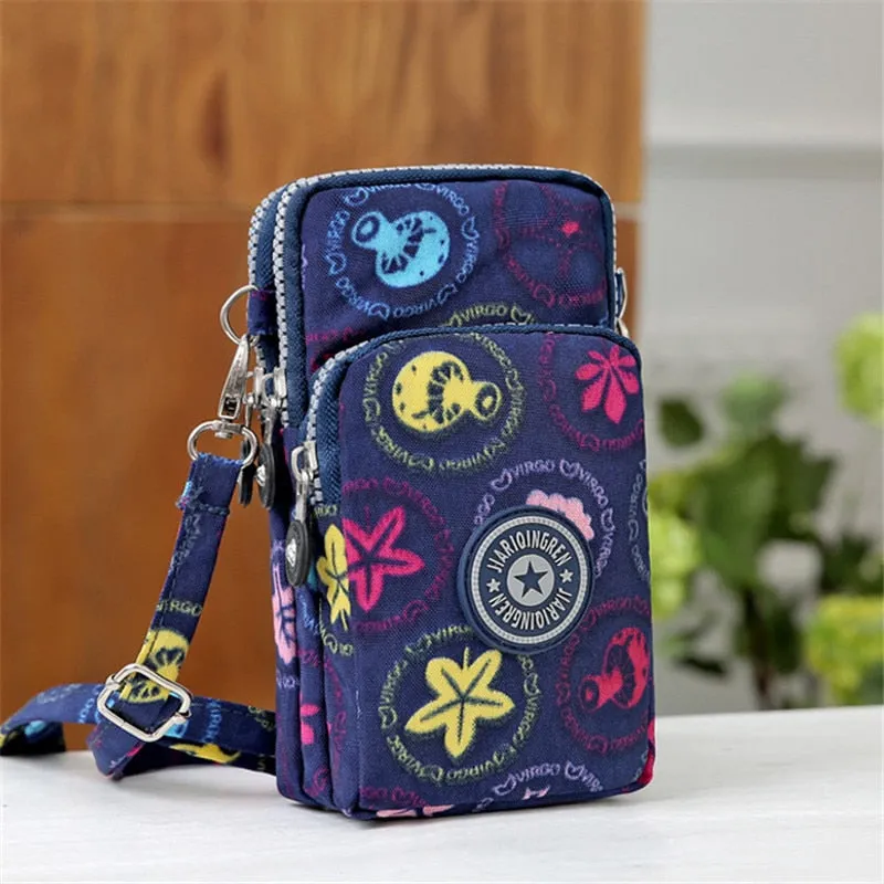Cute Shoulder Phone Pouch with Lanyard