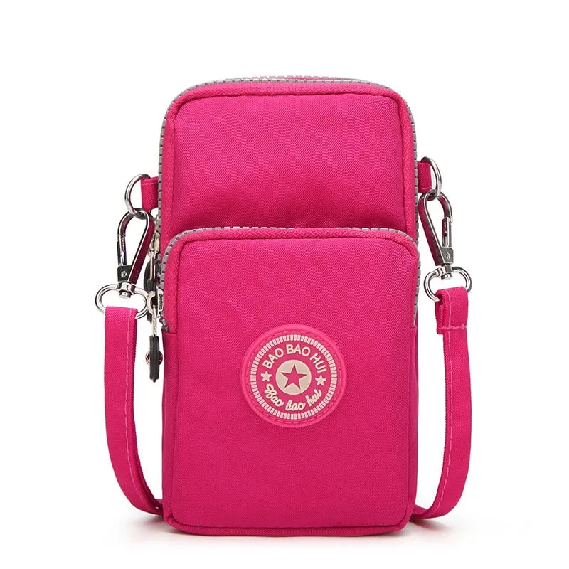 Cute Shoulder Phone Pouch with Lanyard