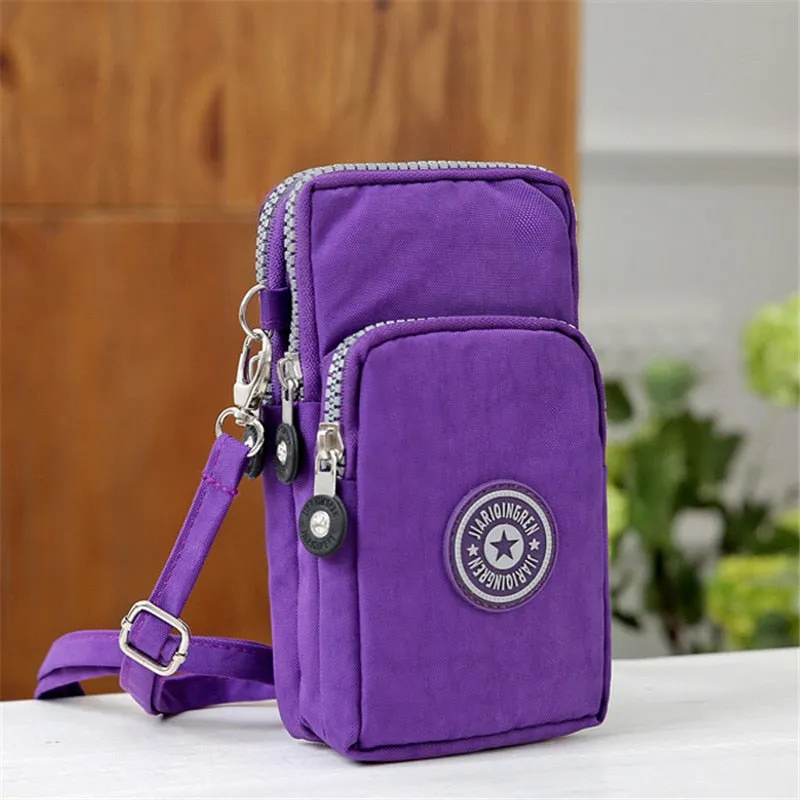 Cute Shoulder Phone Pouch with Lanyard