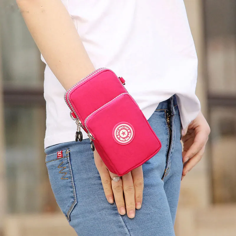 Cute Shoulder Phone Pouch with Lanyard