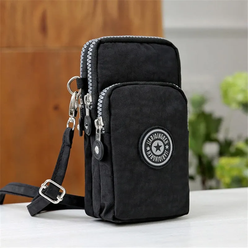 Cute Shoulder Phone Pouch with Lanyard