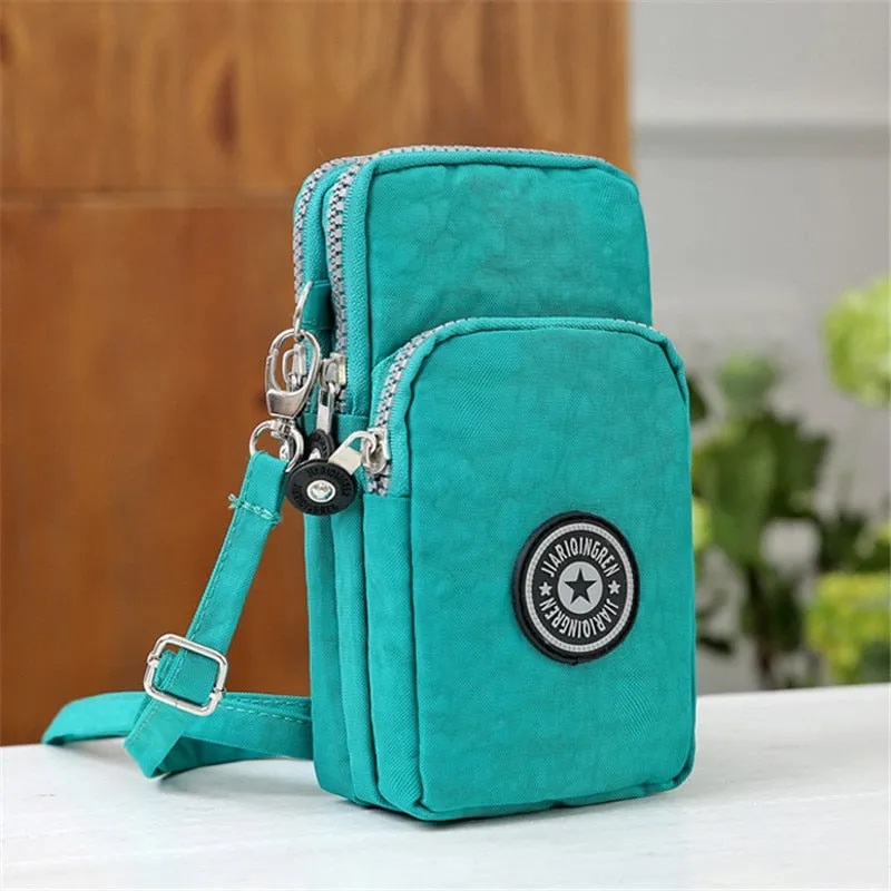 Cute Shoulder Phone Pouch with Lanyard