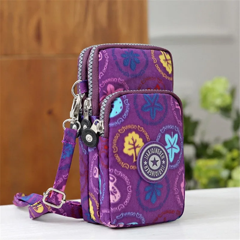 Cute Shoulder Phone Pouch with Lanyard