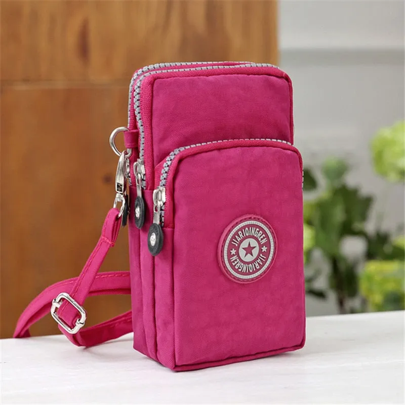 Cute Shoulder Phone Pouch with Lanyard