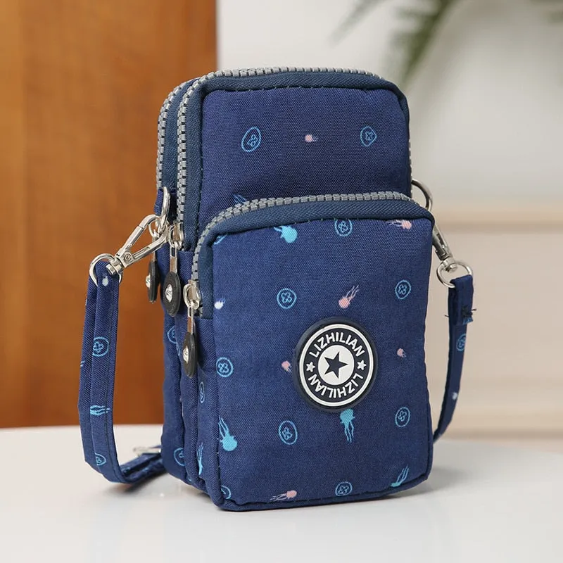 Cute Shoulder Phone Pouch with Lanyard