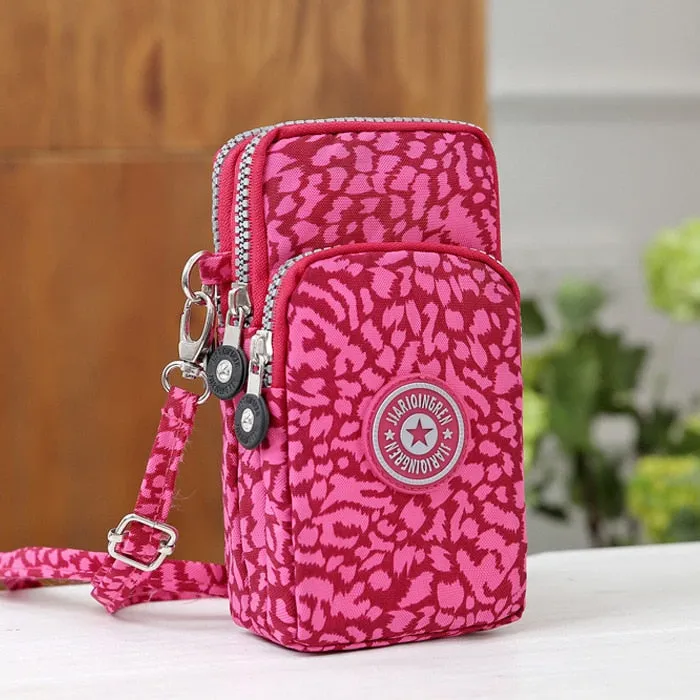 Cute Shoulder Phone Pouch with Lanyard