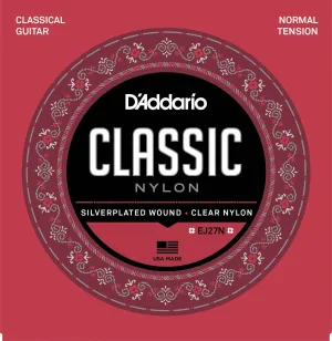 D'Addario EJ27N Nylon Classical Guitar Strings - Normal Tension