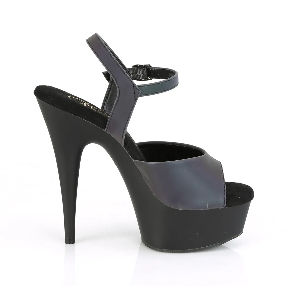 DELIGHT-609REFL  Green Multi Reflective/Black Matte
