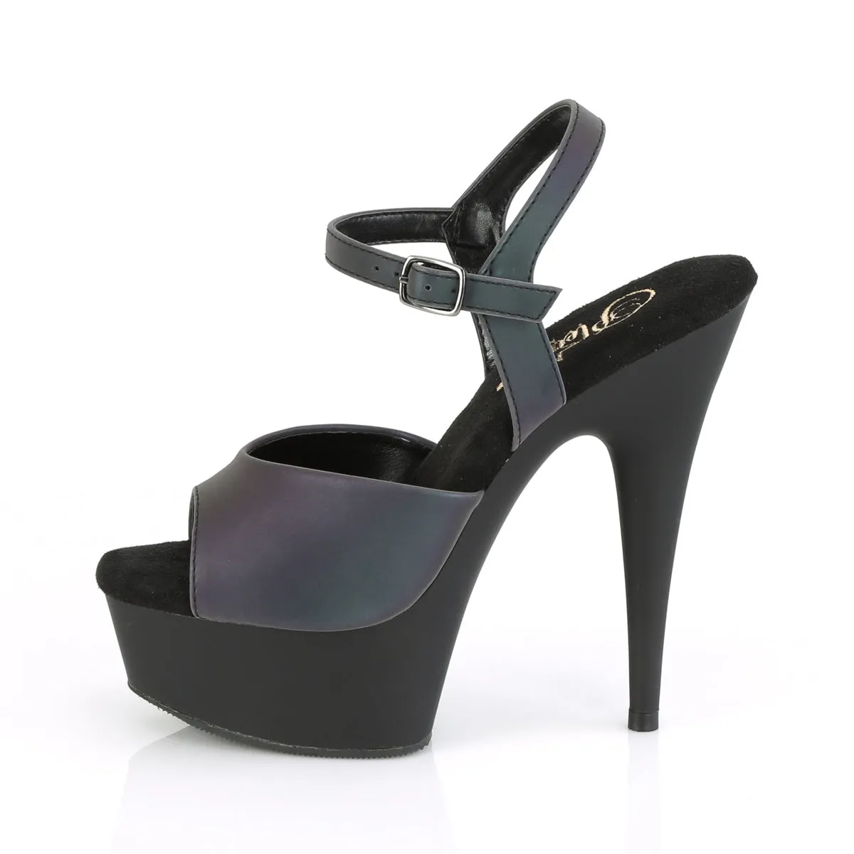 DELIGHT-609REFL  Green Multi Reflective/Black Matte