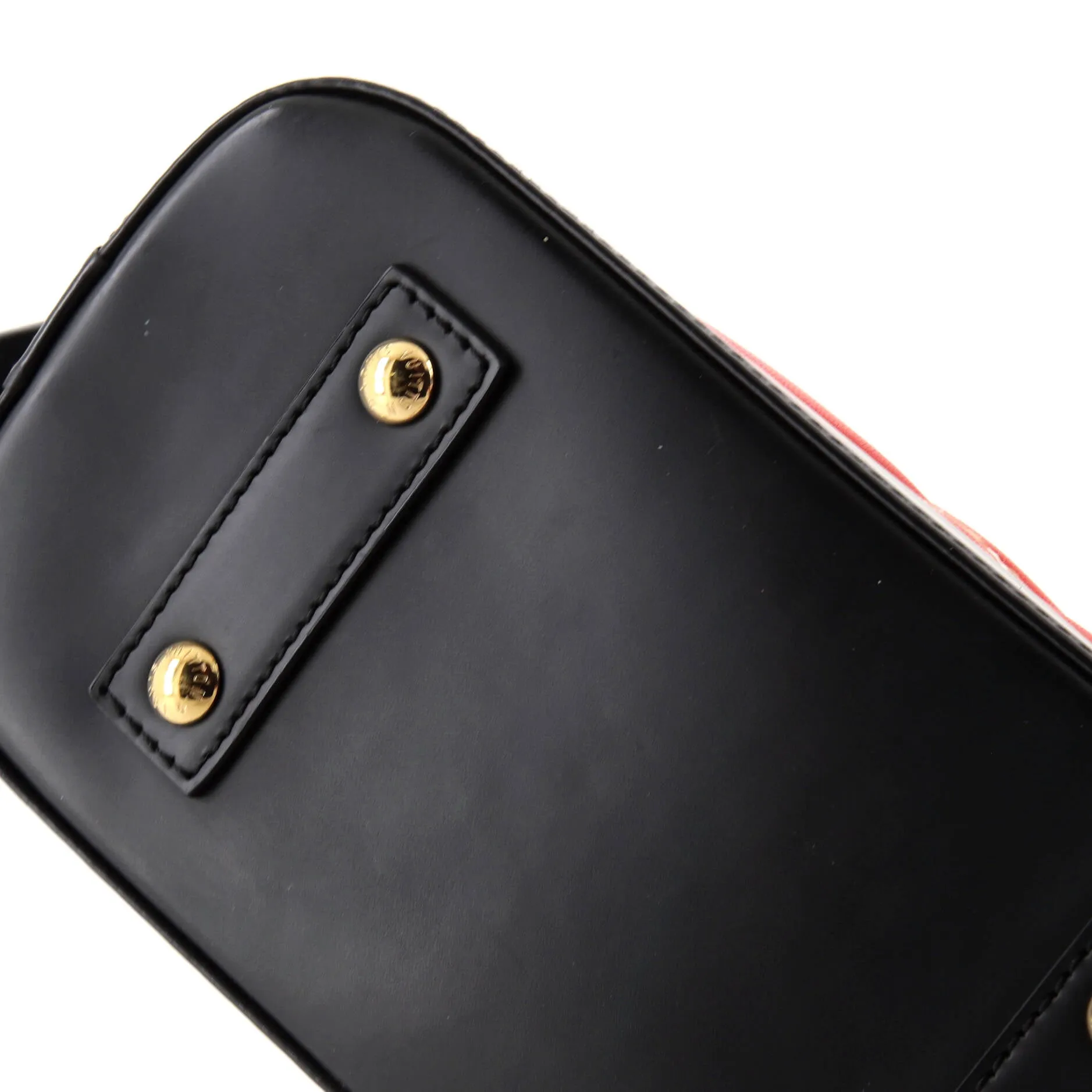 Designer Alma Handbag Malletage Leather BB