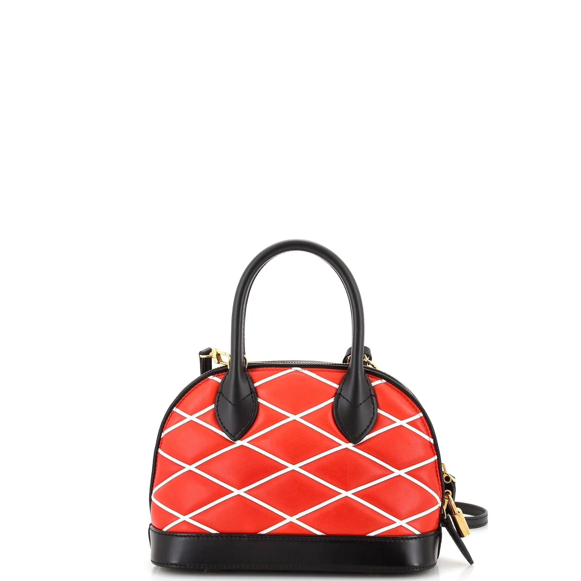 Designer Alma Handbag Malletage Leather BB