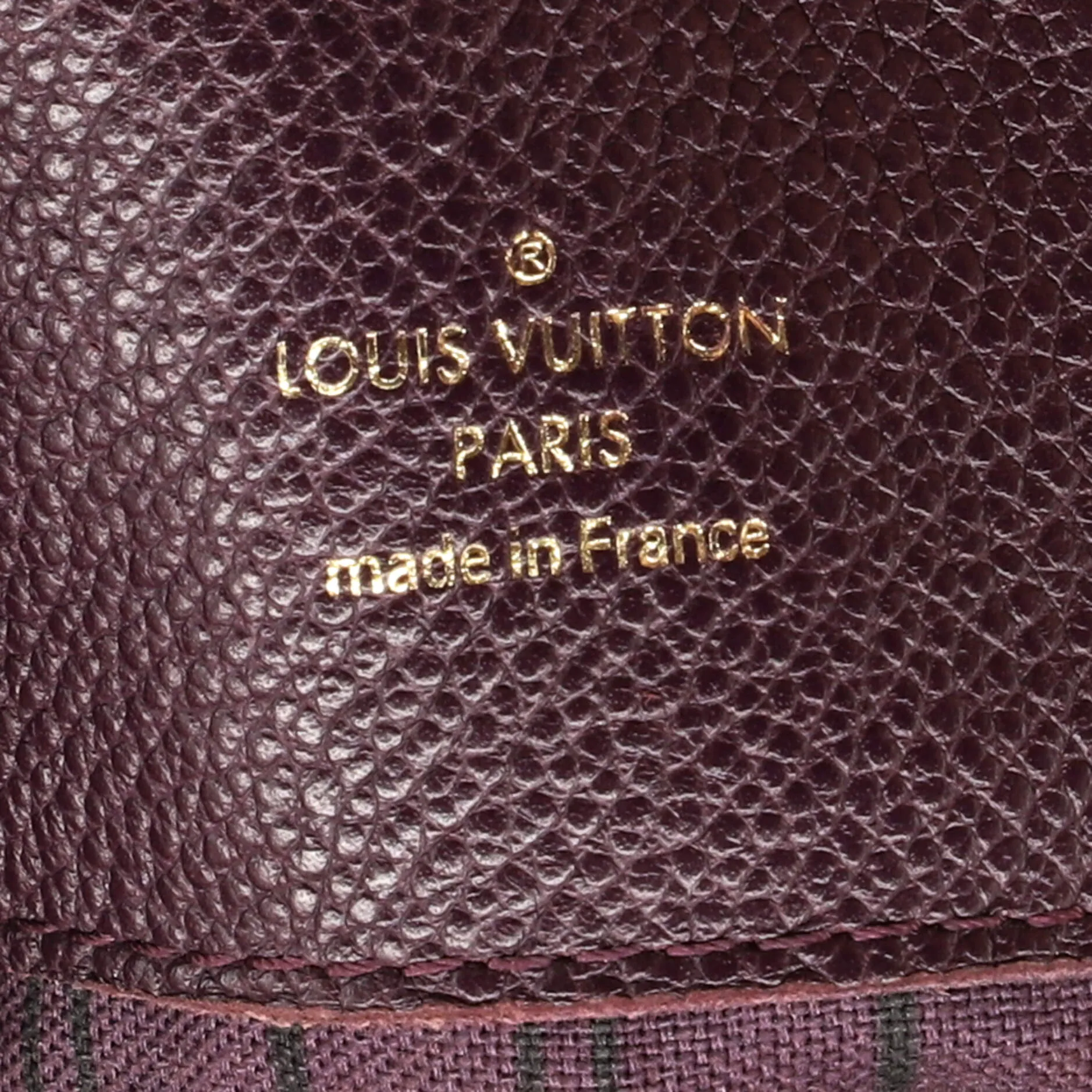 Designer Audacieuse Handbag Monogram Empreinte Leather MM