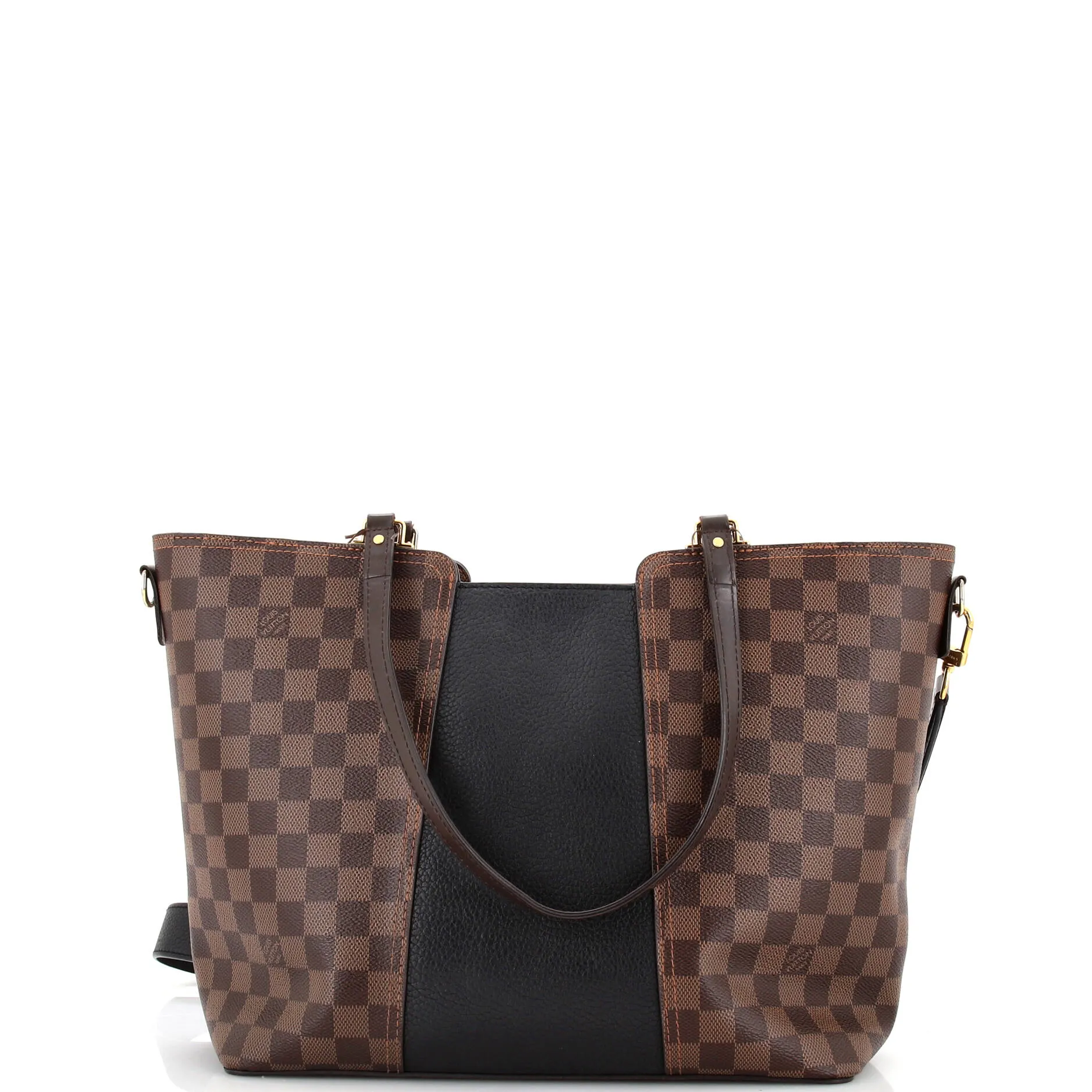 Designer Jersey Handbag Damier with Leather