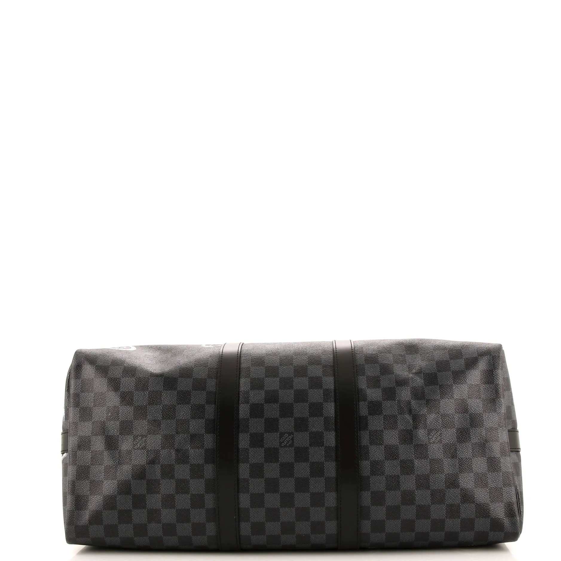 Designer Keepall Bandouliere Bag Limited Edition Renaissance Map Damier Graphite 50