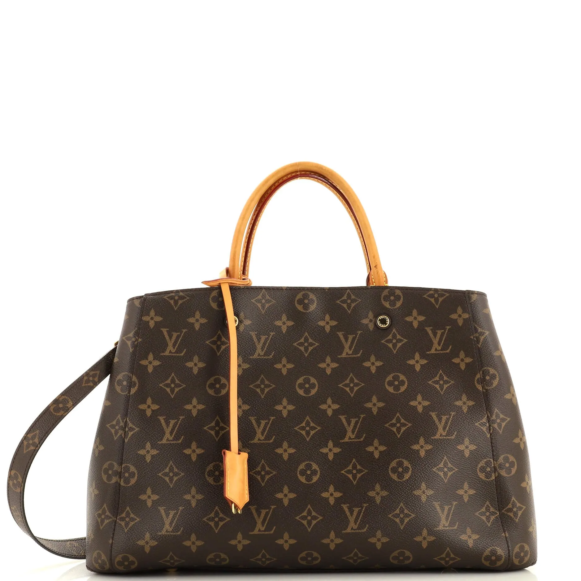 Designer Montaigne Handbag Monogram Canvas GM
