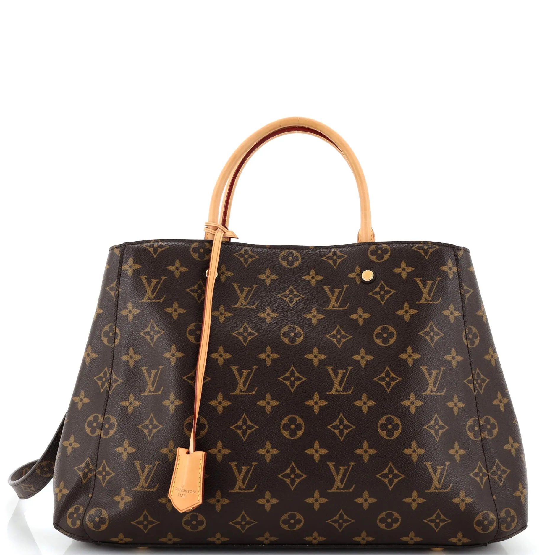 Designer Montaigne Handbag Monogram Canvas GM