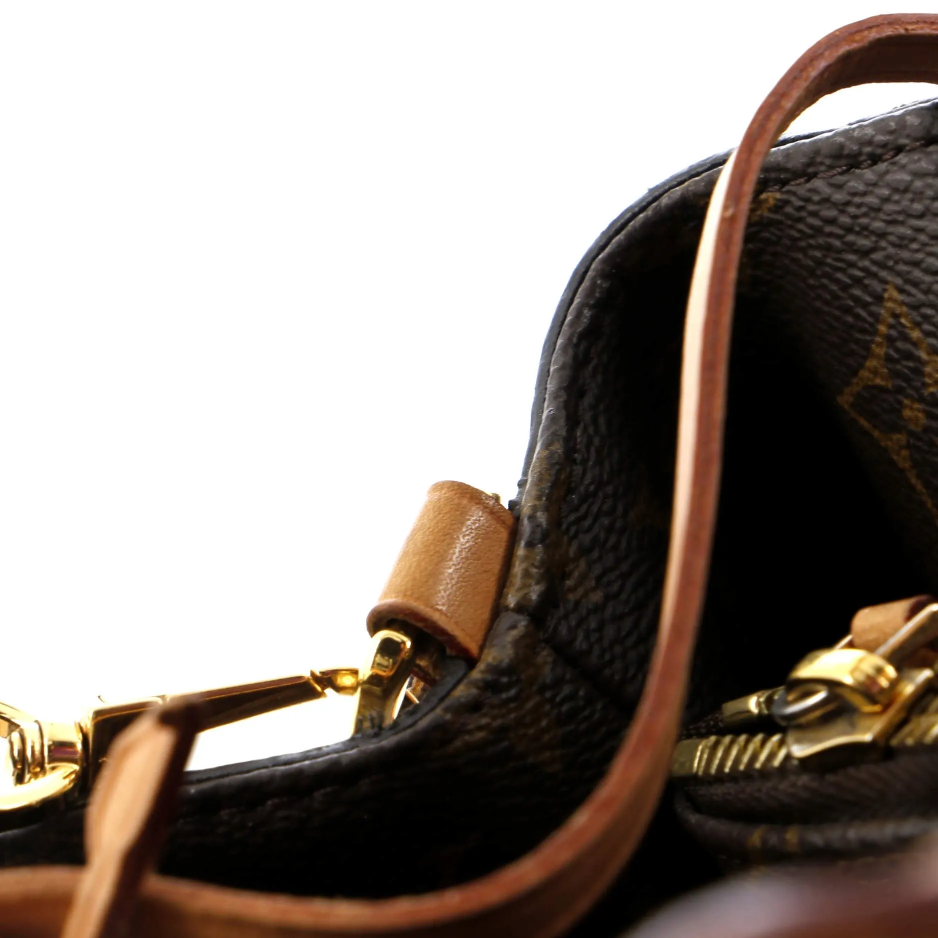 Designer Montaigne Handbag Monogram Canvas MM