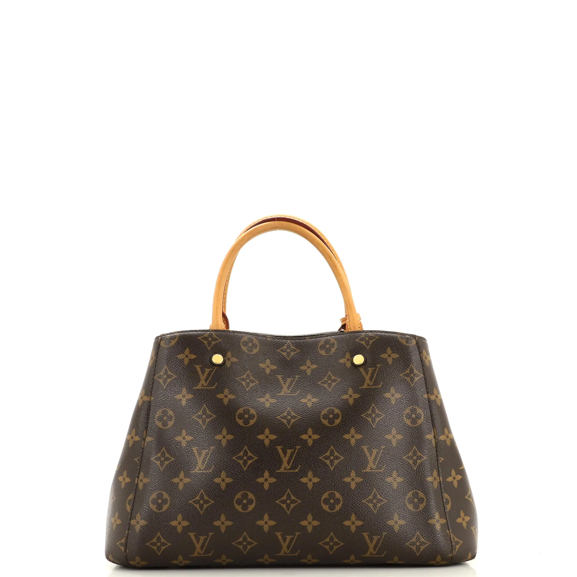 Designer Montaigne Handbag Monogram Canvas MM