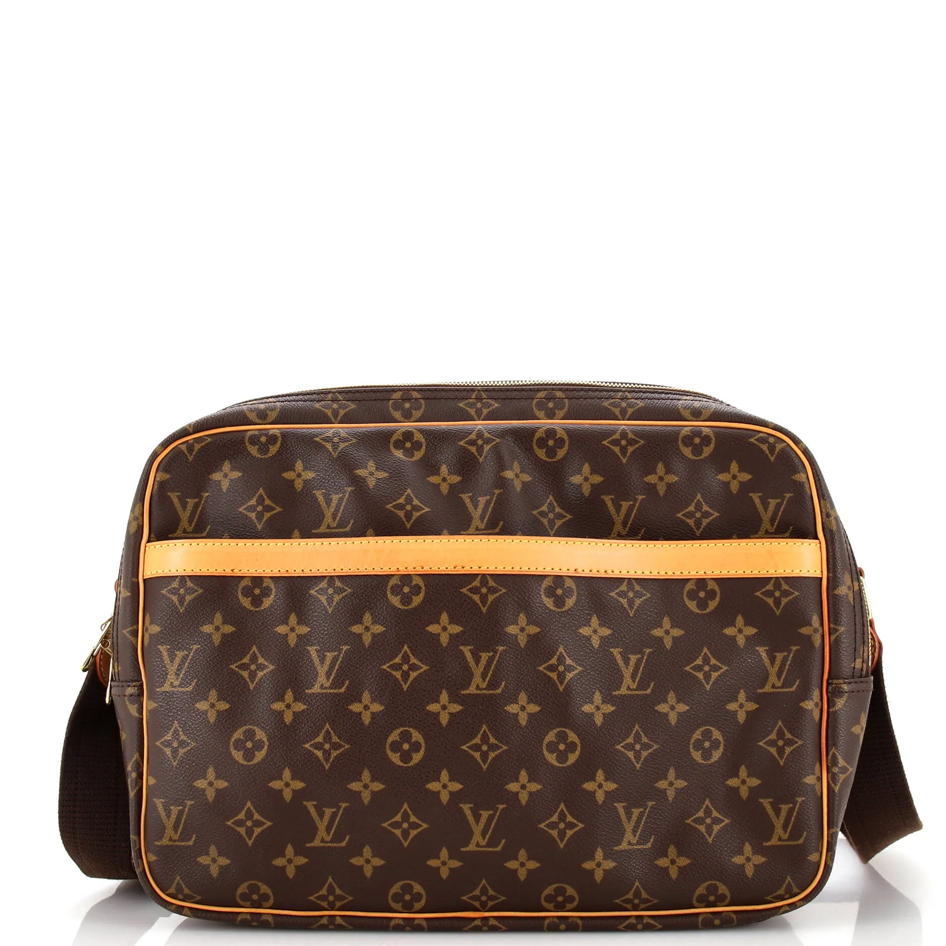 Designer Reporter Bag Monogram Canvas GM