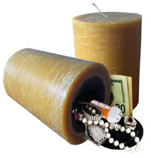 Diversion Candle Safe - Amber Yellow