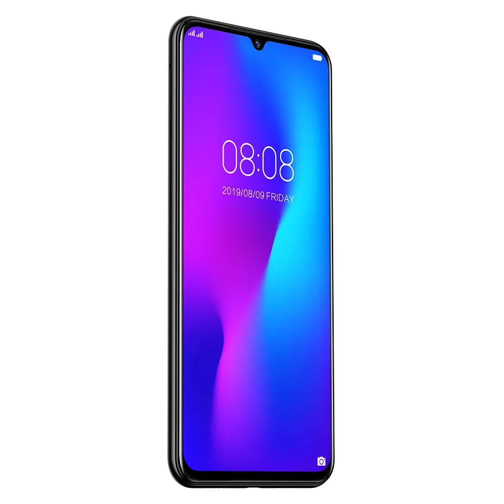 Doogee N20 4G Smartphone 6.3"" Waterdrop Screen Mobile Phone 4GB 64GB Octa Core 16MP Triple Rear Cameras 4350mAh 10w Quick Charge black