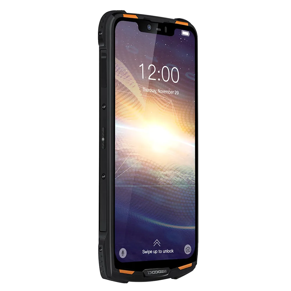DOOGEE S90 Pro IP68/IP69K Rugged Mobile Phone Android 9.0 Smartphone 6.18'' FHD  Display Helio P70 Octa Core 6GB 128GB 16MP Cam black_European version