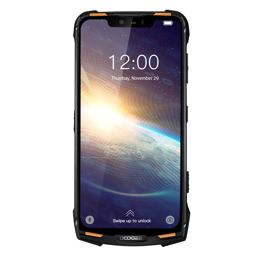 DOOGEE S90 Pro IP68/IP69K Rugged Mobile Phone Android 9.0 Smartphone 6.18'' FHD  Display Helio P70 Octa Core 6GB 128GB 16MP Cam black_European version