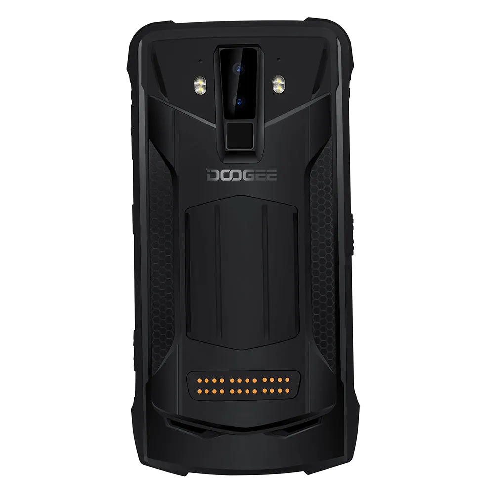 DOOGEE S90 Pro IP68/IP69K Rugged Mobile Phone Android 9.0 Smartphone 6.18'' FHD  Display Helio P70 Octa Core 6GB 128GB 16MP Cam black_Non-European