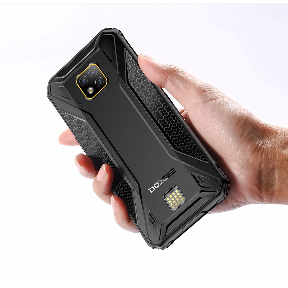 DOOGEE S95 Pro Mobile Phone 6.3inch Smartphone 5150mAh Helio P90 CPU 8GB RAM 128GB ROM 48MP 16MP 8MP Camera Black_RU version