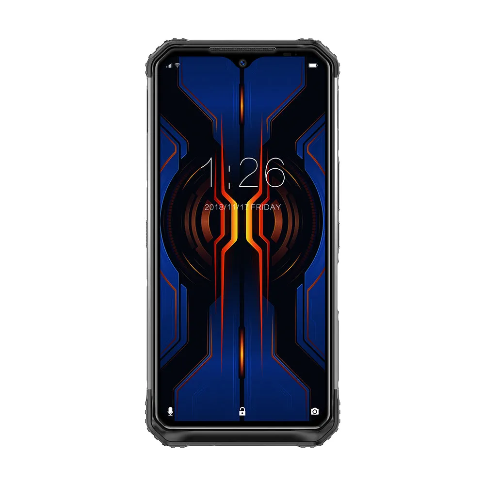 DOOGEE S95 Pro Mobile Phone 6.3inch Smartphone 5150mAh Helio P90 CPU 8GB RAM 128GB ROM 48MP 16MP 8MP Camera Black_RU version