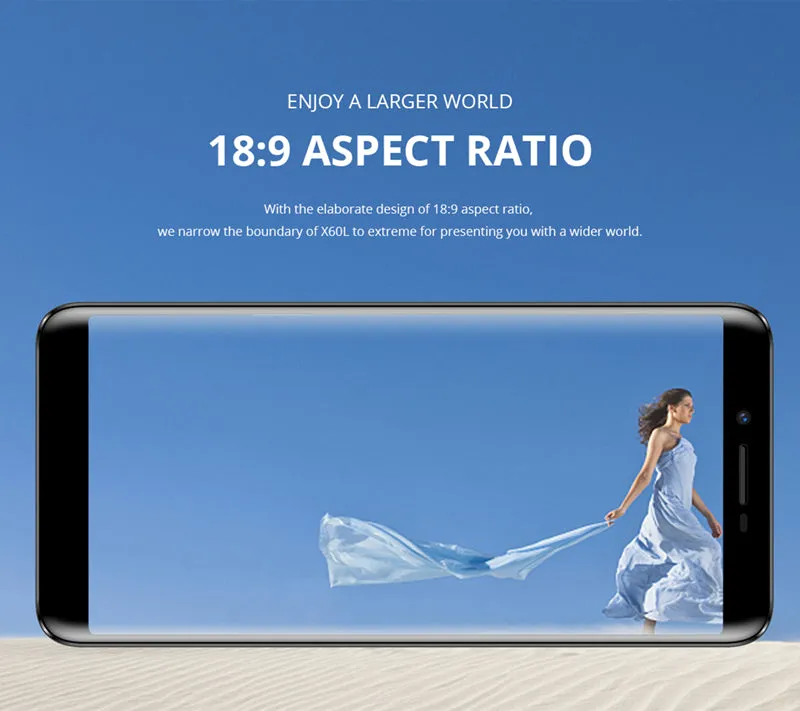DOOGEE X60L 5.5 Inch 2GB RAM 16GB ROM Smart Phone Gold