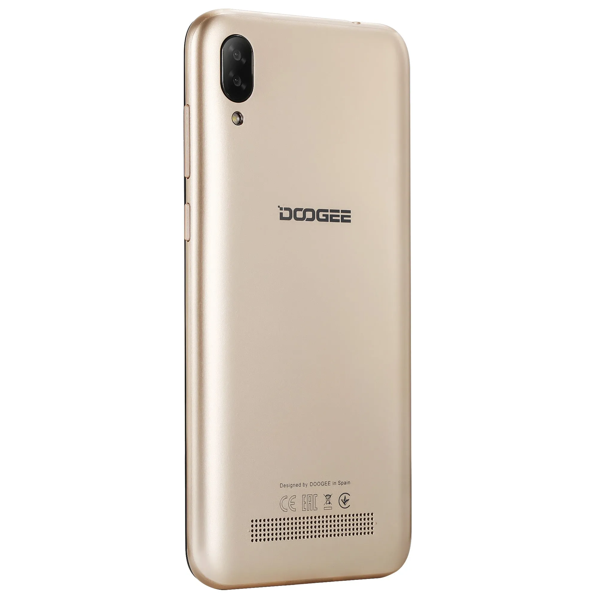 DOOGEE X90 Cellphone 6.1inch 19:9 Waterdrop LTPS Screen Smartphone Quad Core CPU 1GB RAM 16GB ROM 3400mAh Battery Dual SIM Cards 8MP 5MP Camera Android 8.1 OS  Blue_Russian version