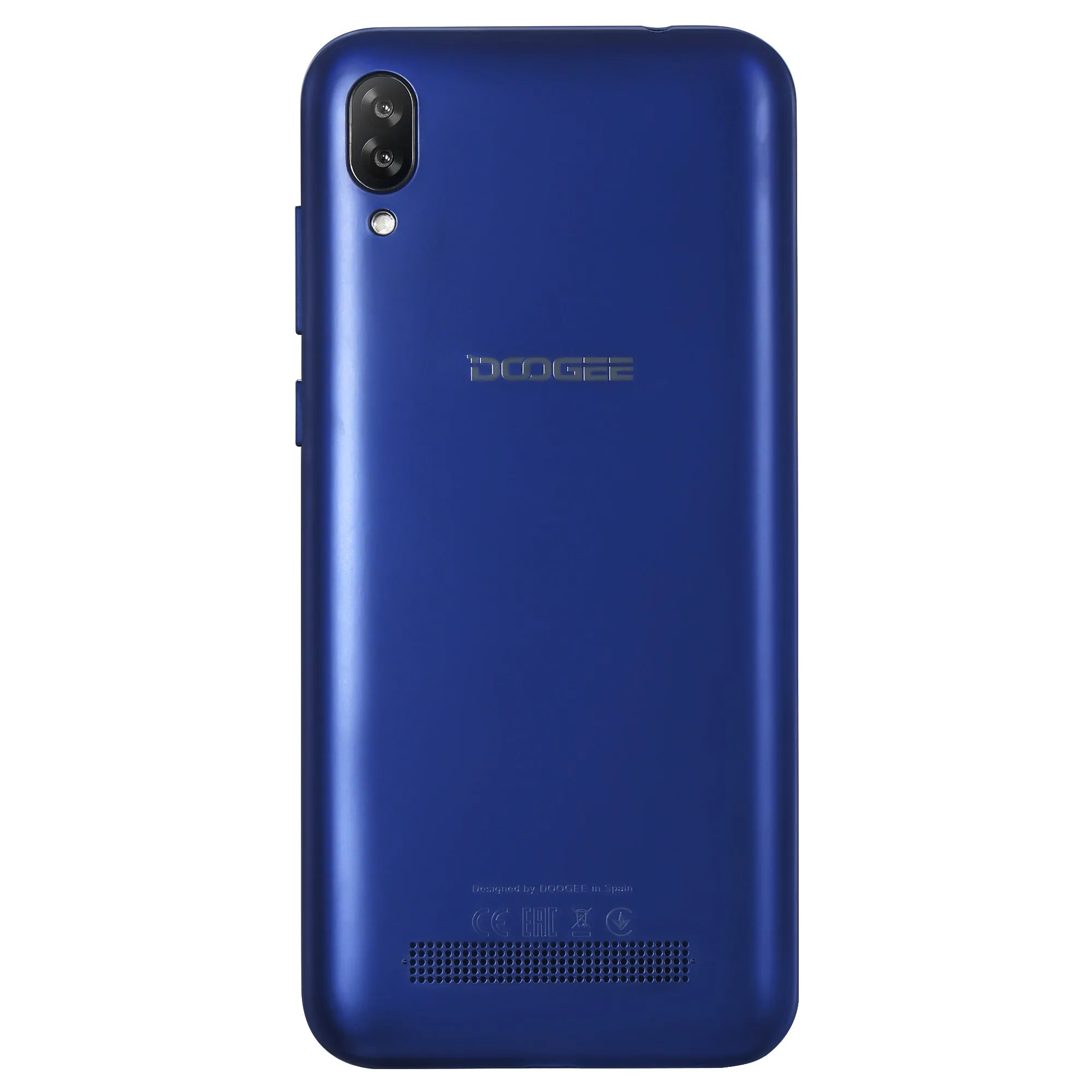 DOOGEE X90 Cellphone 6.1inch 19:9 Waterdrop LTPS Screen Smartphone Quad Core CPU 1GB RAM 16GB ROM 3400mAh Battery Dual SIM Cards 8MP 5MP Camera Android 8.1 OS  Blue_Russian version