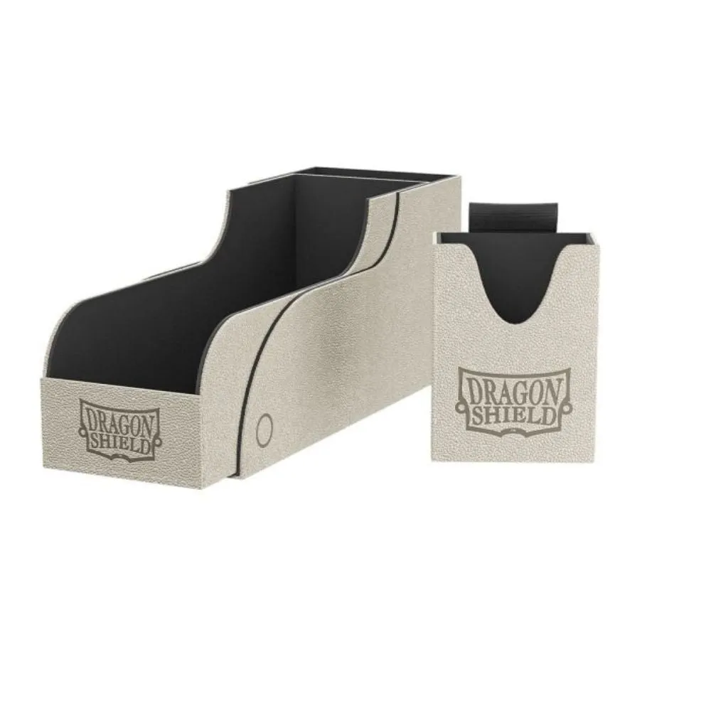 Dragon Shield Nest - 300 Deck Box - (Light Grey/Black)