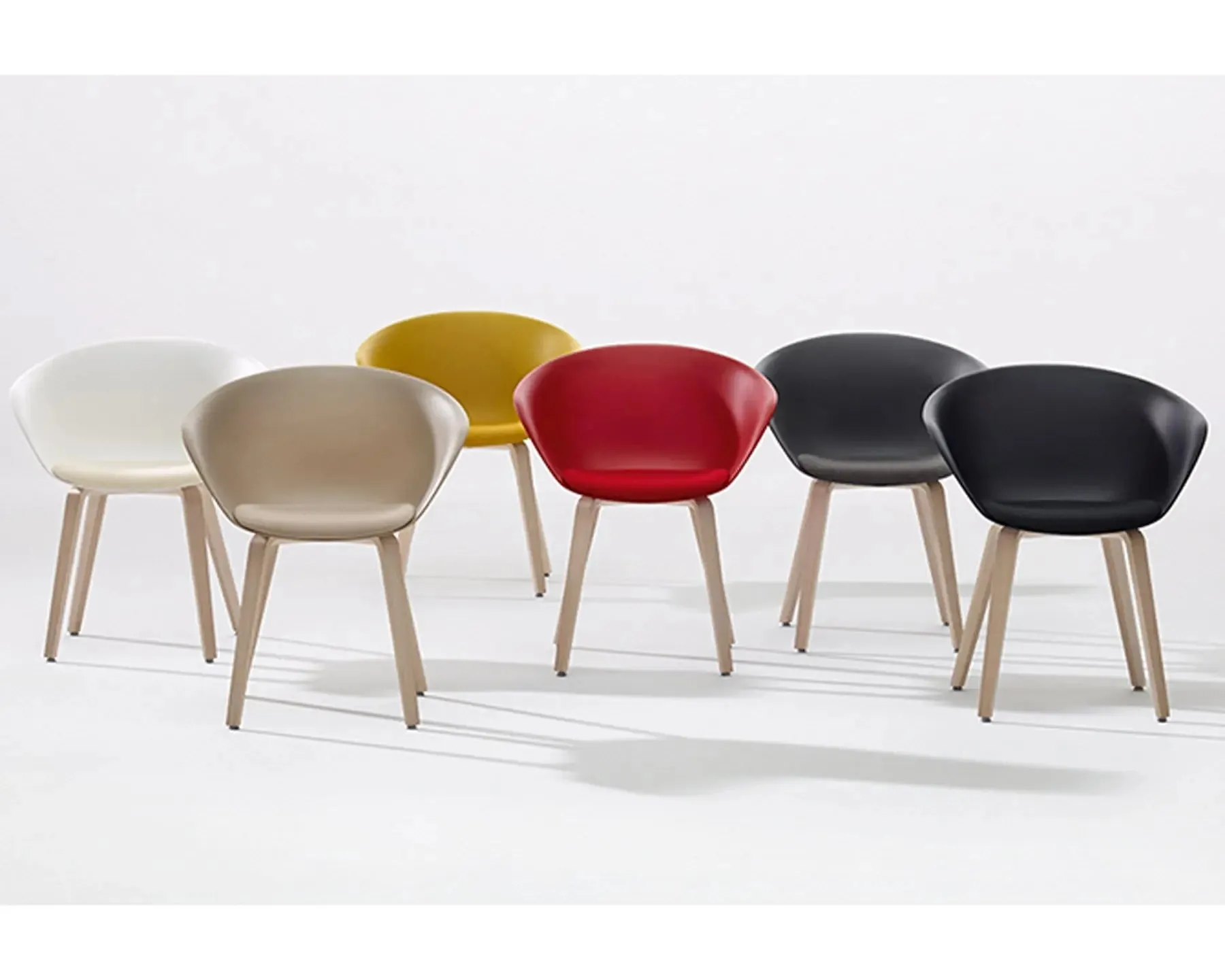 Duna 02 - 4 Wood Legs Chair (4203)