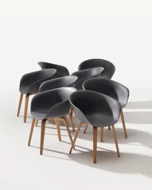 Duna 02 - 4 Wood Legs Chair (4203)